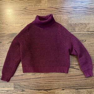 Madewell Side-Button Turtleneck Sweater | Size M